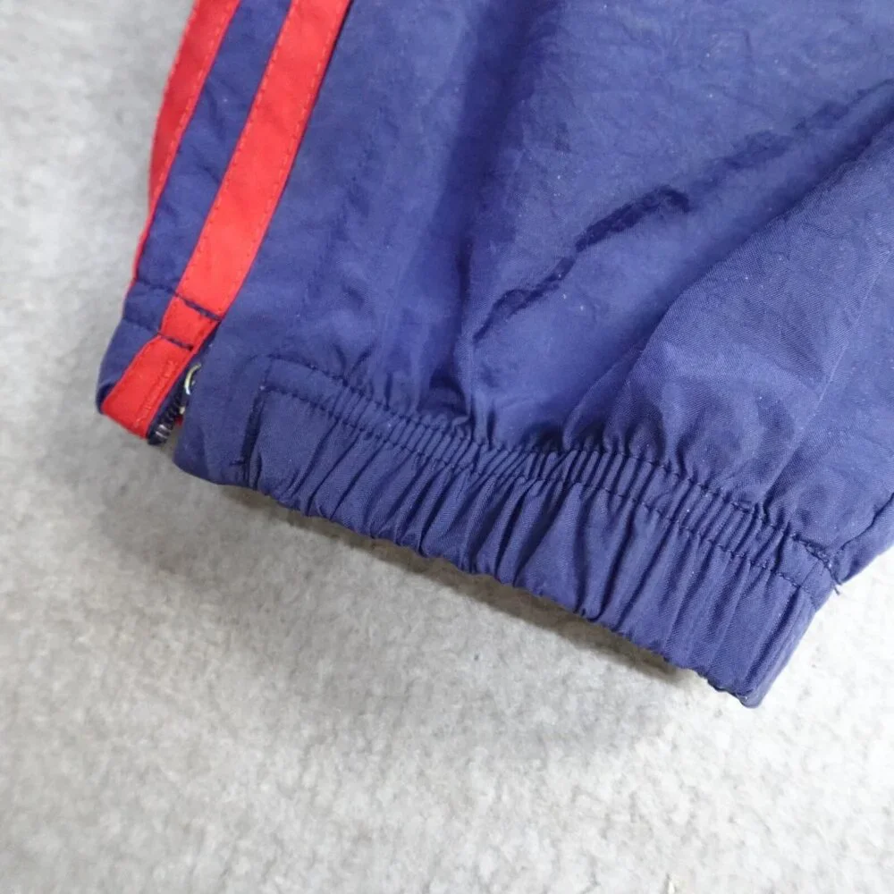 adidas Men’s Navy Track Pants with Red Stripes